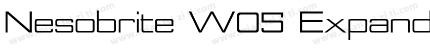 Nesobrite W05 Expanded Black字体转换